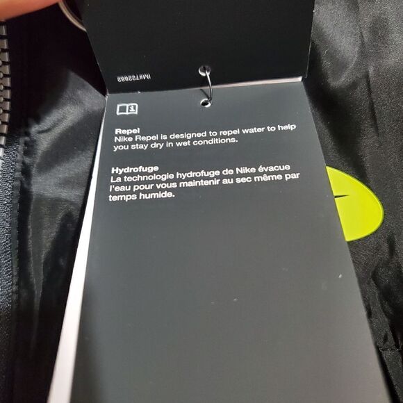 NIKE WOMEN SZ SMALL ICON CLASH WATER REPELLENT RUNNING JACKET BLACK NWT - Picture 5 of 11